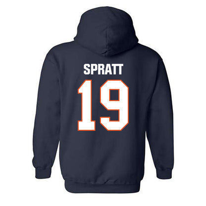Virginia State - NCAA Football : Jalen Spratt - Classic Shersey Hooded Sweatshirt-1