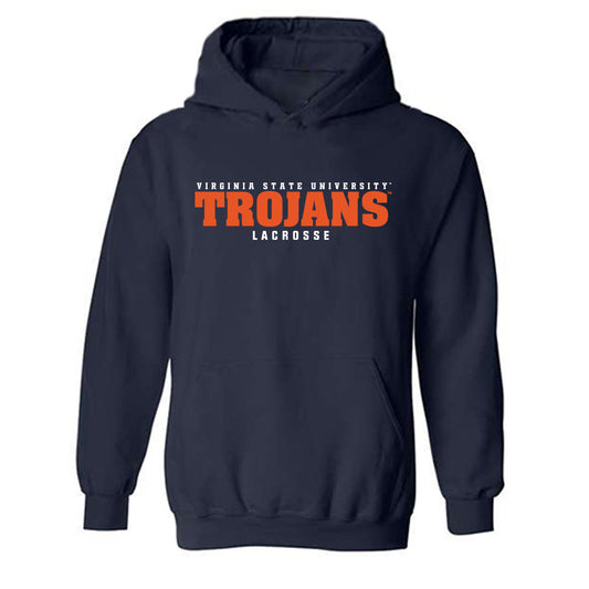 Virginia State - NCAA Men's Lacrosse : Miles Jackson - Classic Shersey Hooded Sweatshirt-0