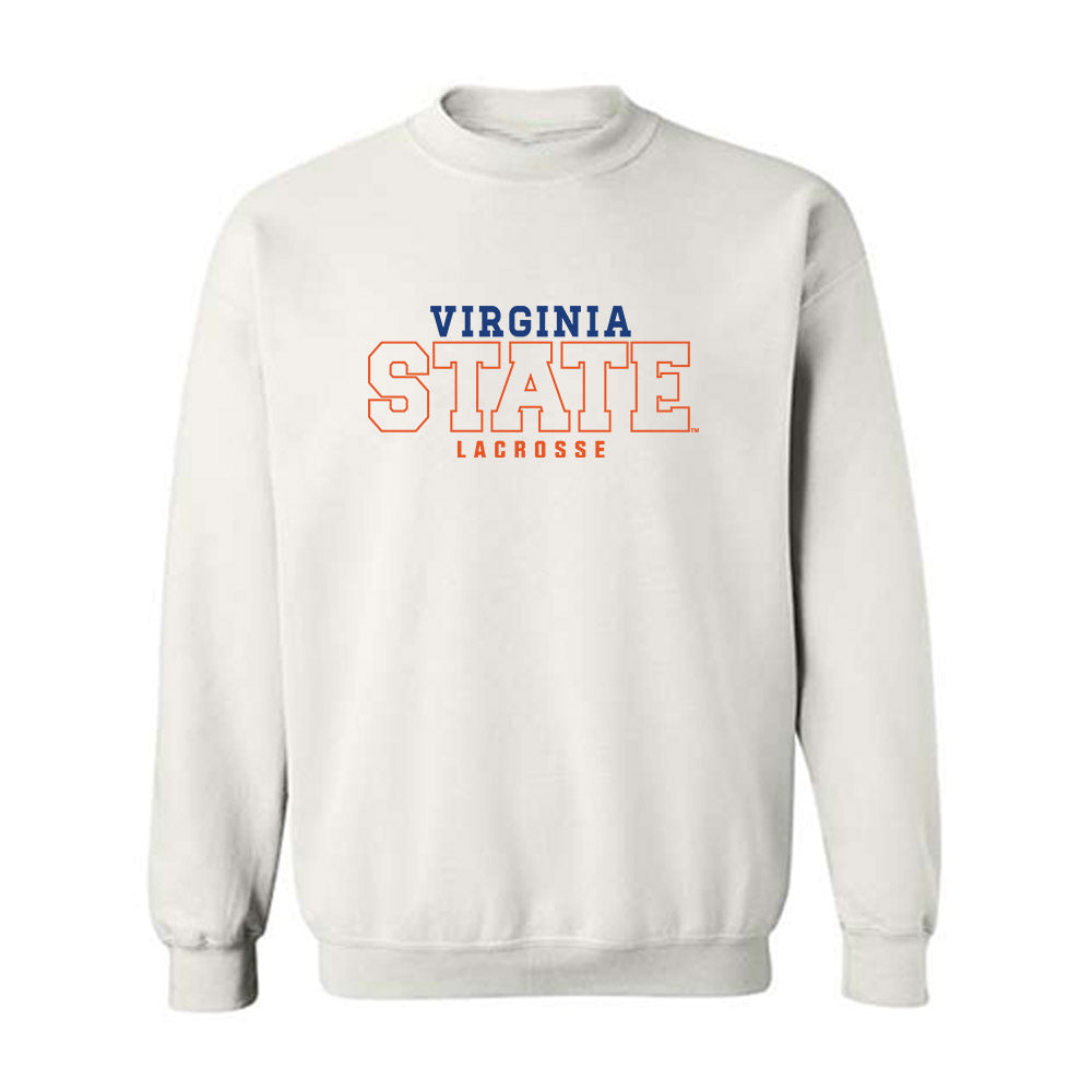 Virginia State - NCAA Men's Lacrosse : Andre Bigham - Crewneck Sweatshirt-0