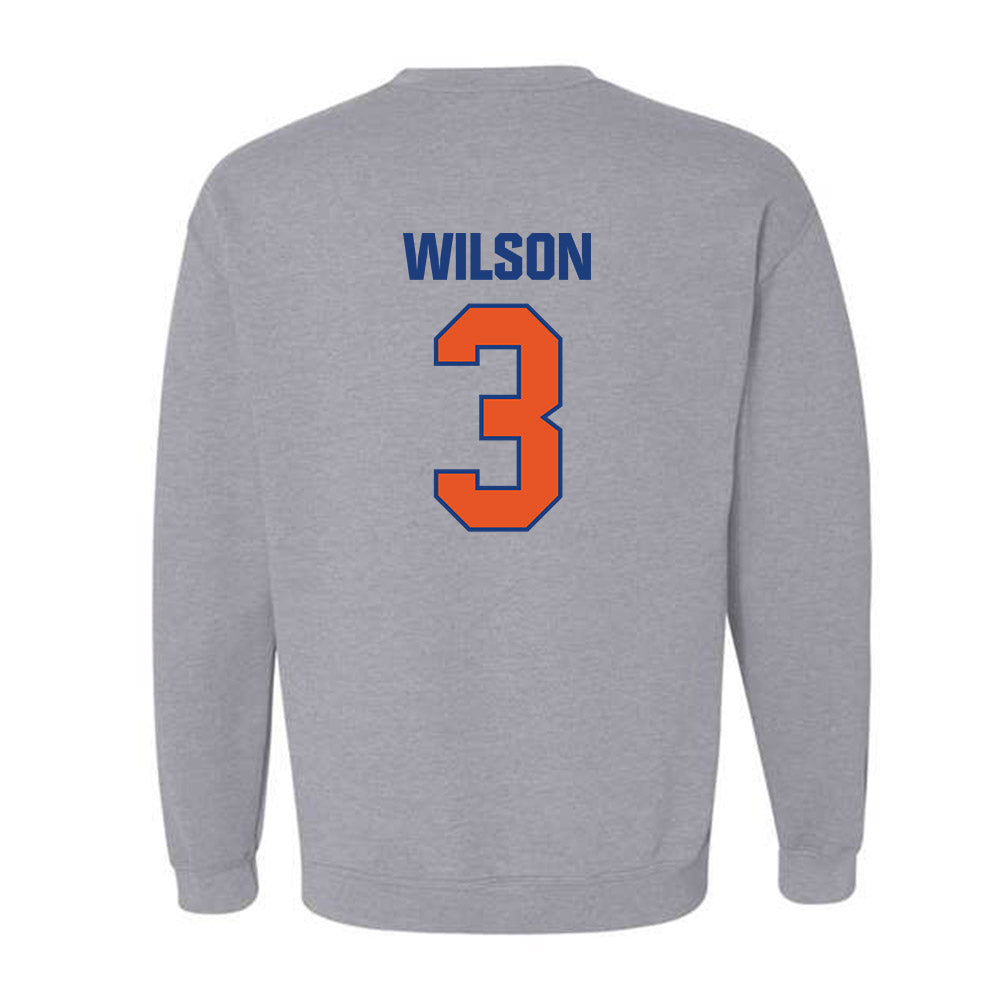 Virginia State - NCAA Football : Jeffrey Wilson - Classic Shersey Crewneck Sweatshirt-1