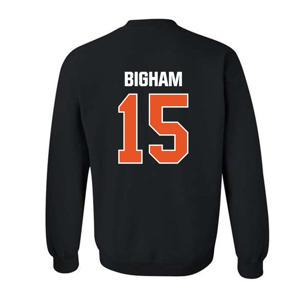 Virginia State - NCAA Men's Lacrosse : Andre Bigham - Crewneck Sweatshirt-1