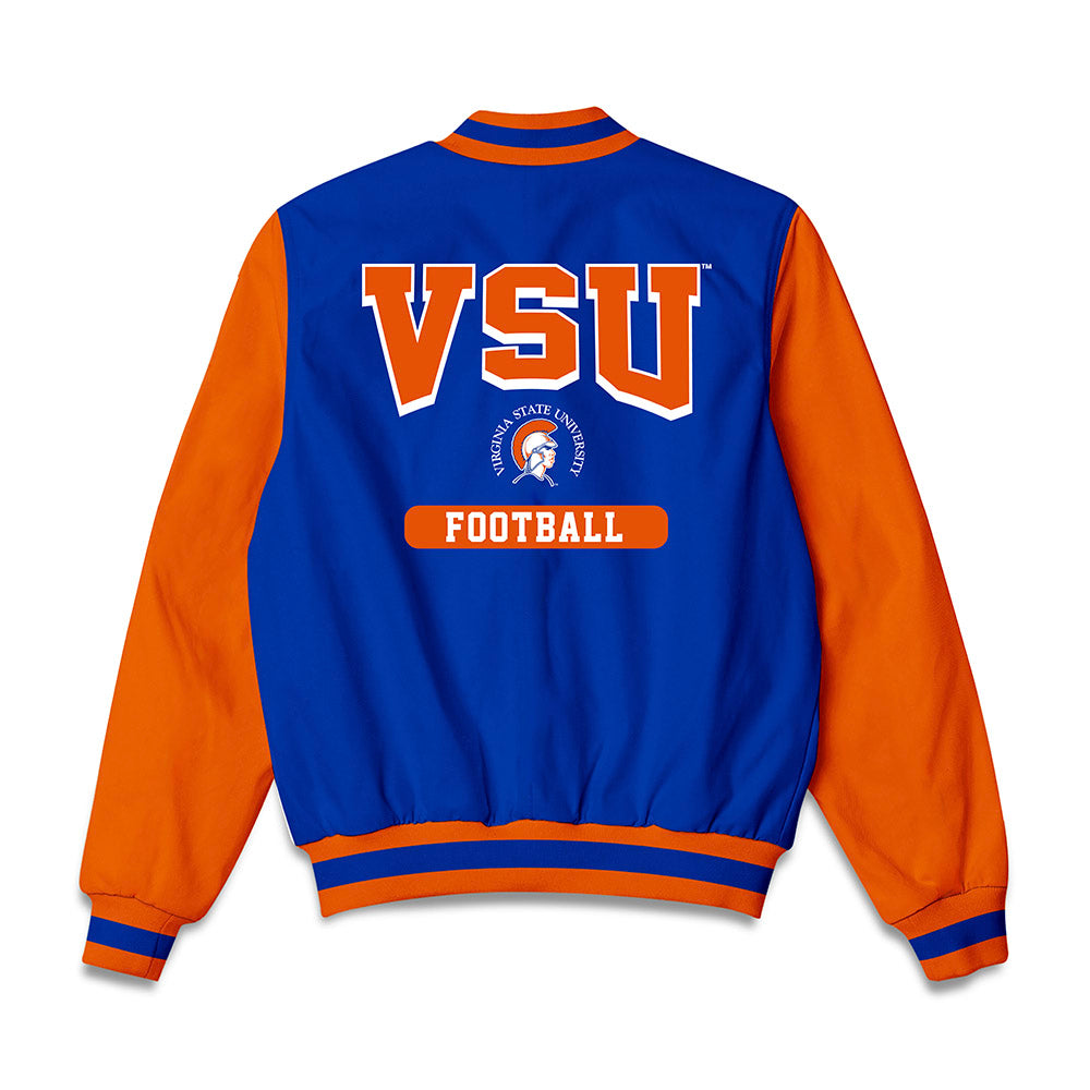 Virginia State - NCAA Football : Ajenavi Byrd - Bomber Jacket-1