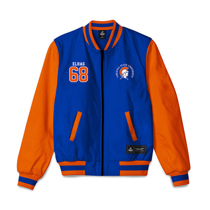 Virginia State - NCAA Football : Yazan Elhag - Bomber Jacket-0