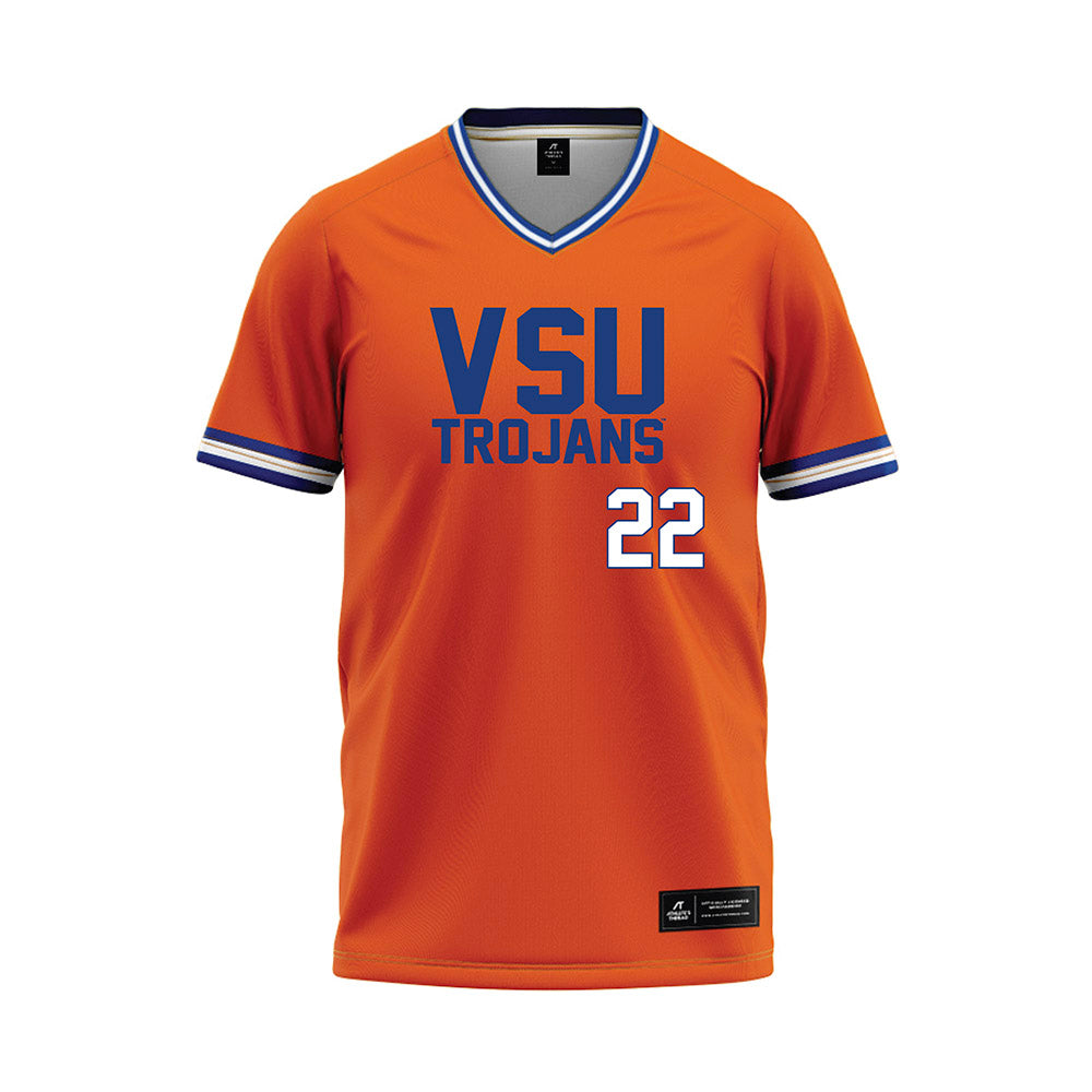Virginia State - NCAA Baseball : Jaden Guthrie - Orange Baseball Jersey-0