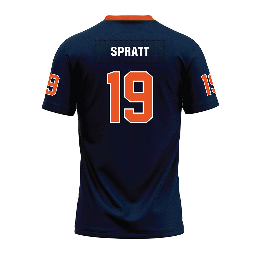 Virginia State - NCAA Football : Jalen Spratt - Premium Football Jersey-1