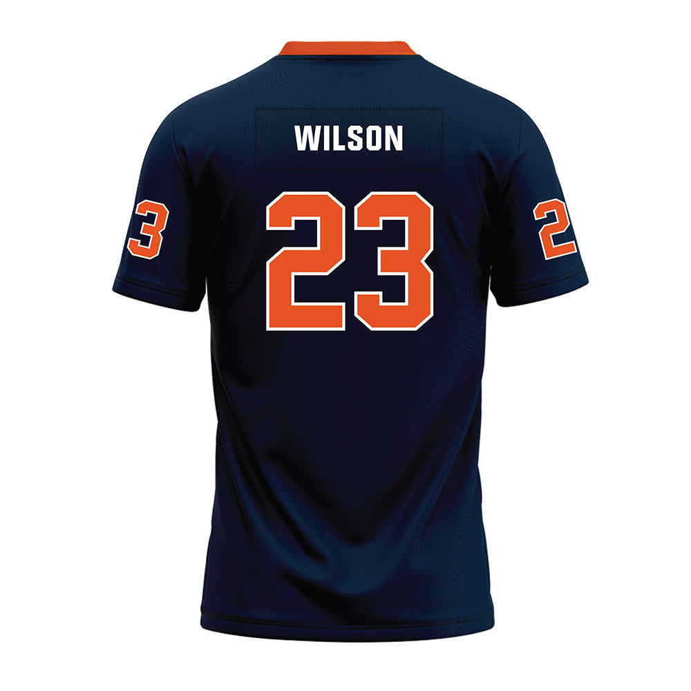 Virginia State - NCAA Football : Jeffrey Wilson - Premium Football Jersey-1