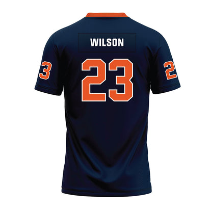 Virginia State - NCAA Football : Jeffrey Wilson - Premium Football Jersey-1