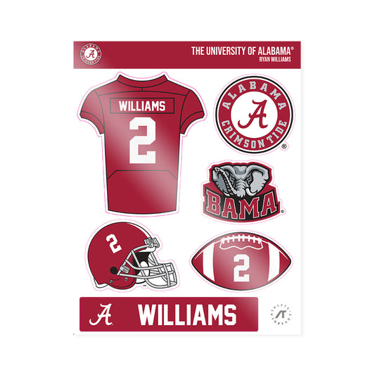 Alabama - NCAA Football : Ryan Williams - Sticker Sheet-0