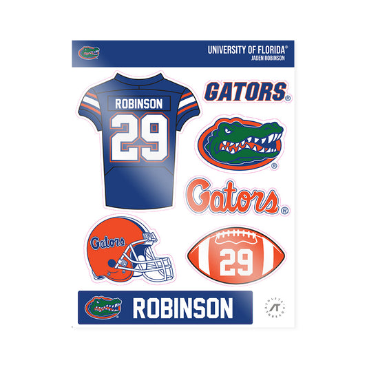 Florida - NCAA Football : Jaden Robinson - Sticker Sheet-0