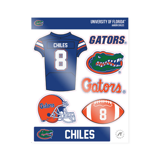 Florida - NCAA Football : Aaron Chiles - Sticker Sheet-0