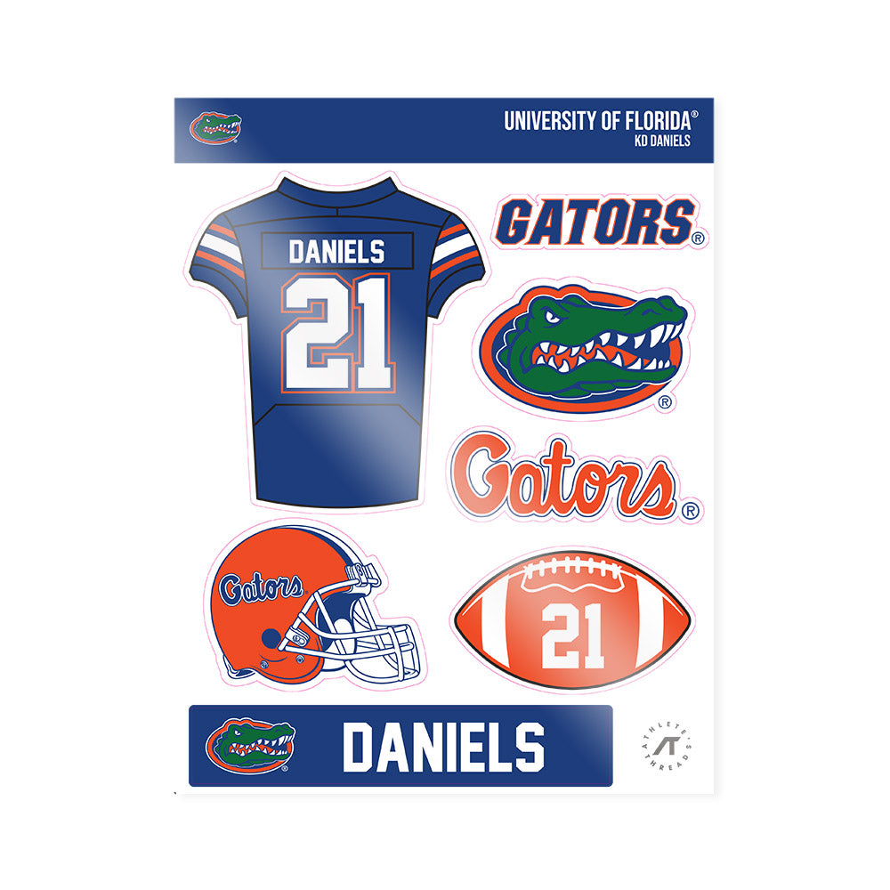 Florida - NCAA Football : KD Daniels - Sticker Sheet-0