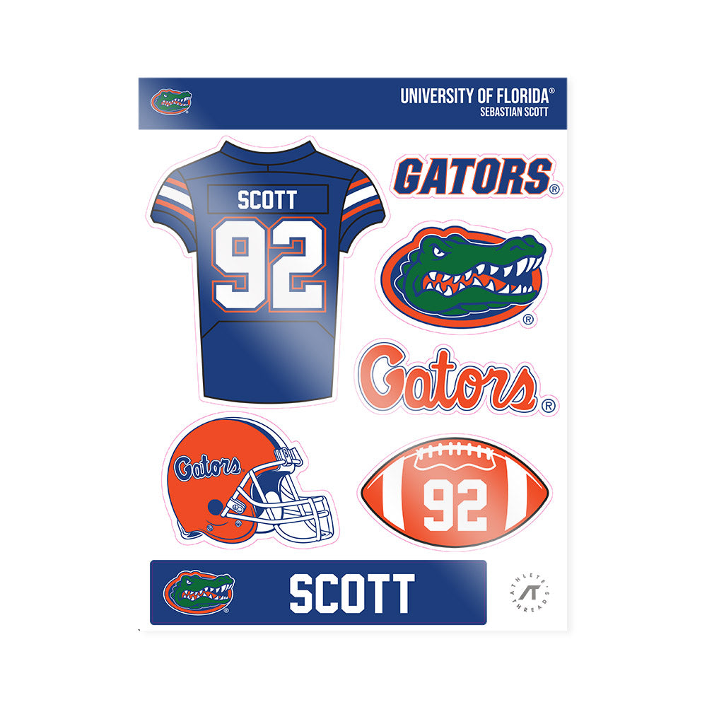 Florida - NCAA Football : Sebastian Scott - Sticker Sheet-0
