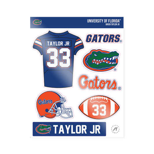 Florida - NCAA Football : Brien Taylor Jr - Sticker Sheet-0