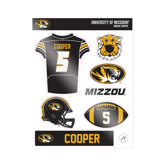 Missouri - NCAA Football : Mookie Cooper - Sticker Sheet-0