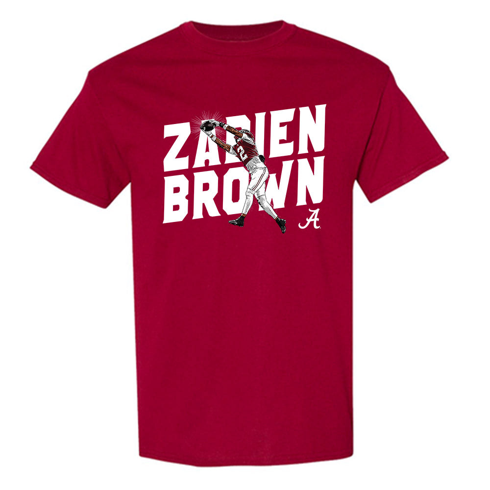 Alabama - NCAA Football : Zabien Brown - Individual Caricature T-Shirt