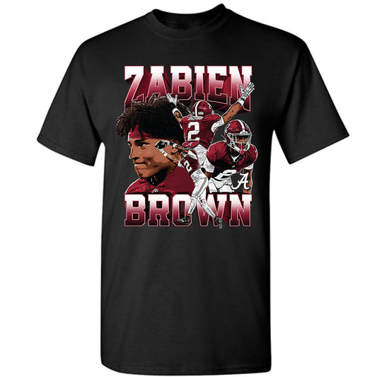 Alabama - NCAA Football : Zabien Brown - Player Collage T-Shirt