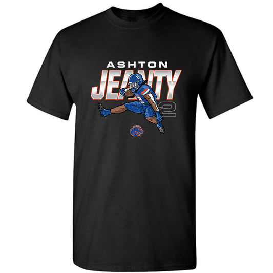 Boise State - NCAA Football : Ashton Jeanty - Player Illustration T-Shirt