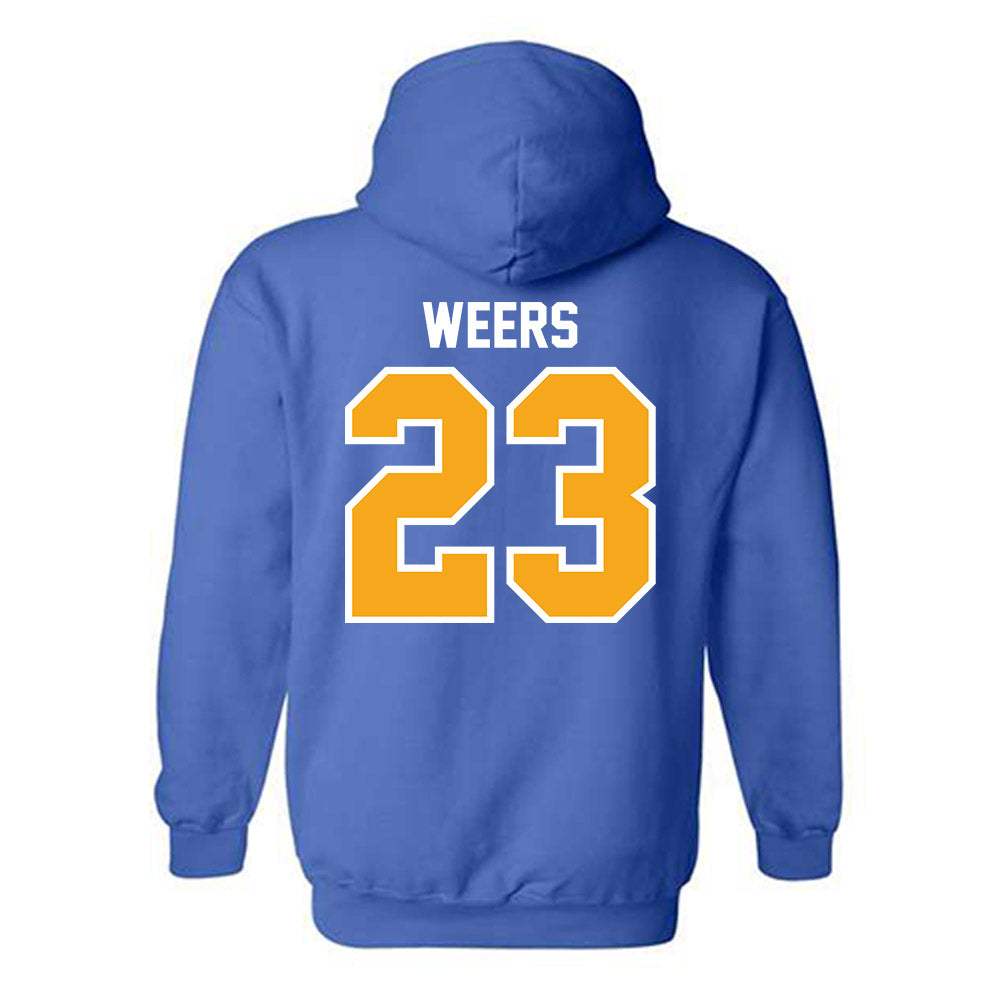 UNK - NCAA Women's Basketball : Myleigh Weers - Hooded Sweatshirt-1