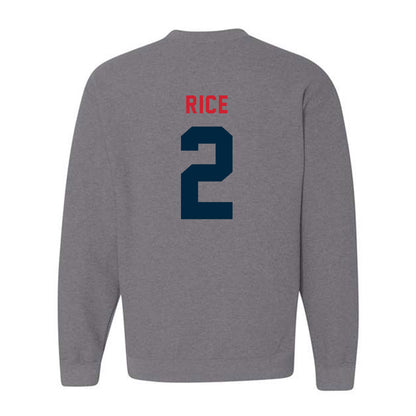 Howard - NCAA Men's Soccer : Deuce Rice - Crewneck Sweatshirt-1
