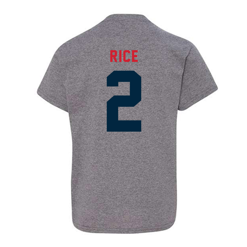 Howard - NCAA Men's Soccer : Deuce Rice - Youth T-Shirt-1