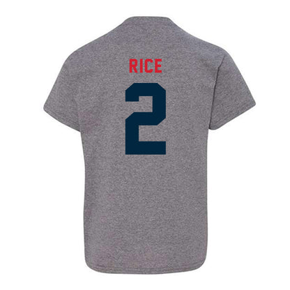 Howard - NCAA Men's Soccer : Deuce Rice - Youth T-Shirt-1