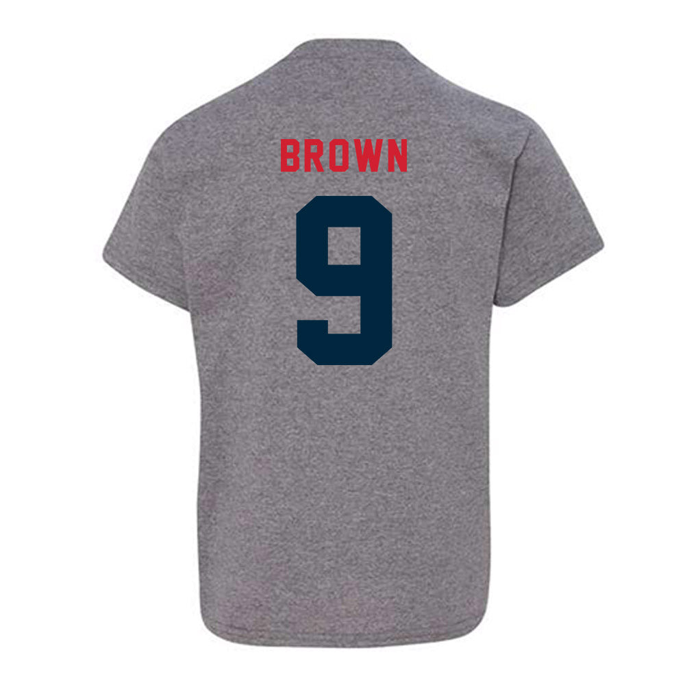 Howard - NCAA Football : Derrick Brown - Youth T-Shirt-1