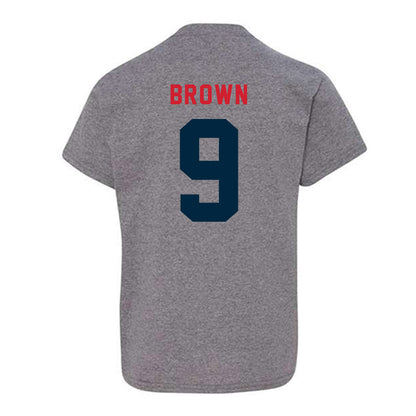 Howard - NCAA Football : Derrick Brown - Youth T-Shirt-1