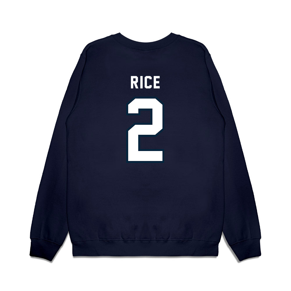 Howard - NCAA Men's Soccer : Deuce Rice - Crewneck Sweatshirt-1
