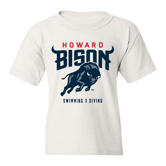 Howard - NCAA Men's Swimming & Diving : Adam Diaz - Youth T-Shirt-0