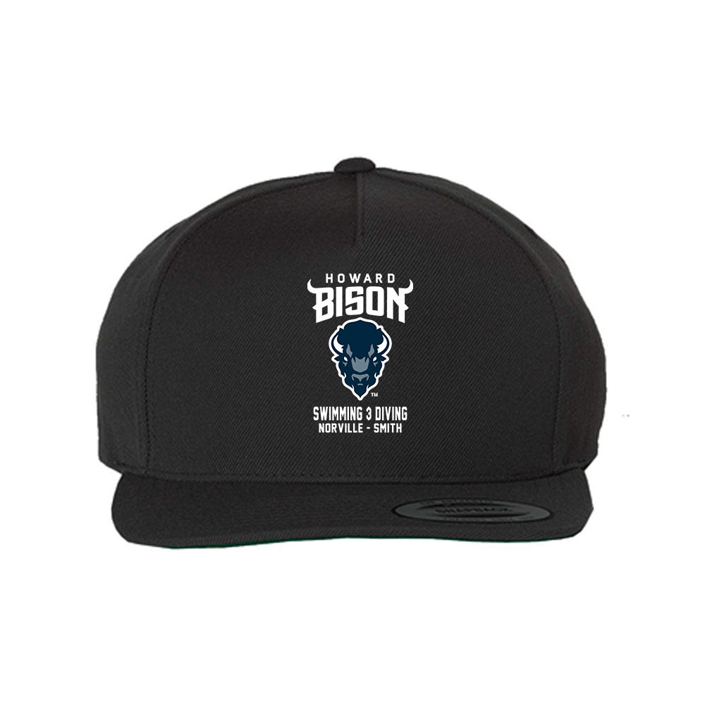 Howard - NCAA Women's Swimming & Diving : Seannia Norville - Smith - Snapback Hat-0