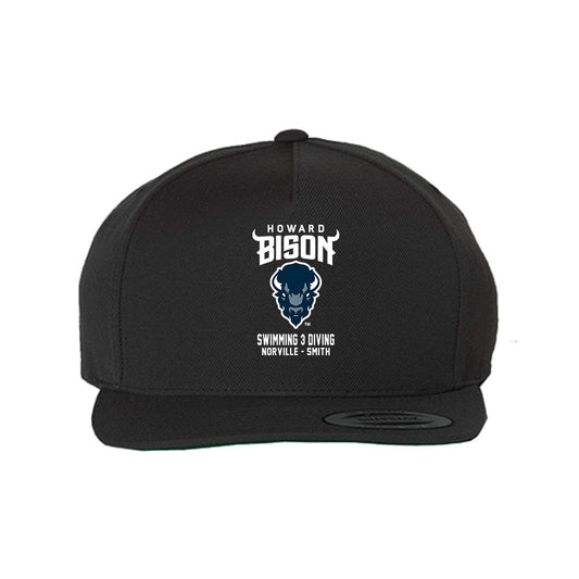 Howard - NCAA Women's Swimming & Diving : Seannia Norville - Smith - Snapback Hat-0