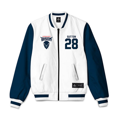 Howard - NCAA Softball : Janis Sutton - Bomber Jacket-0