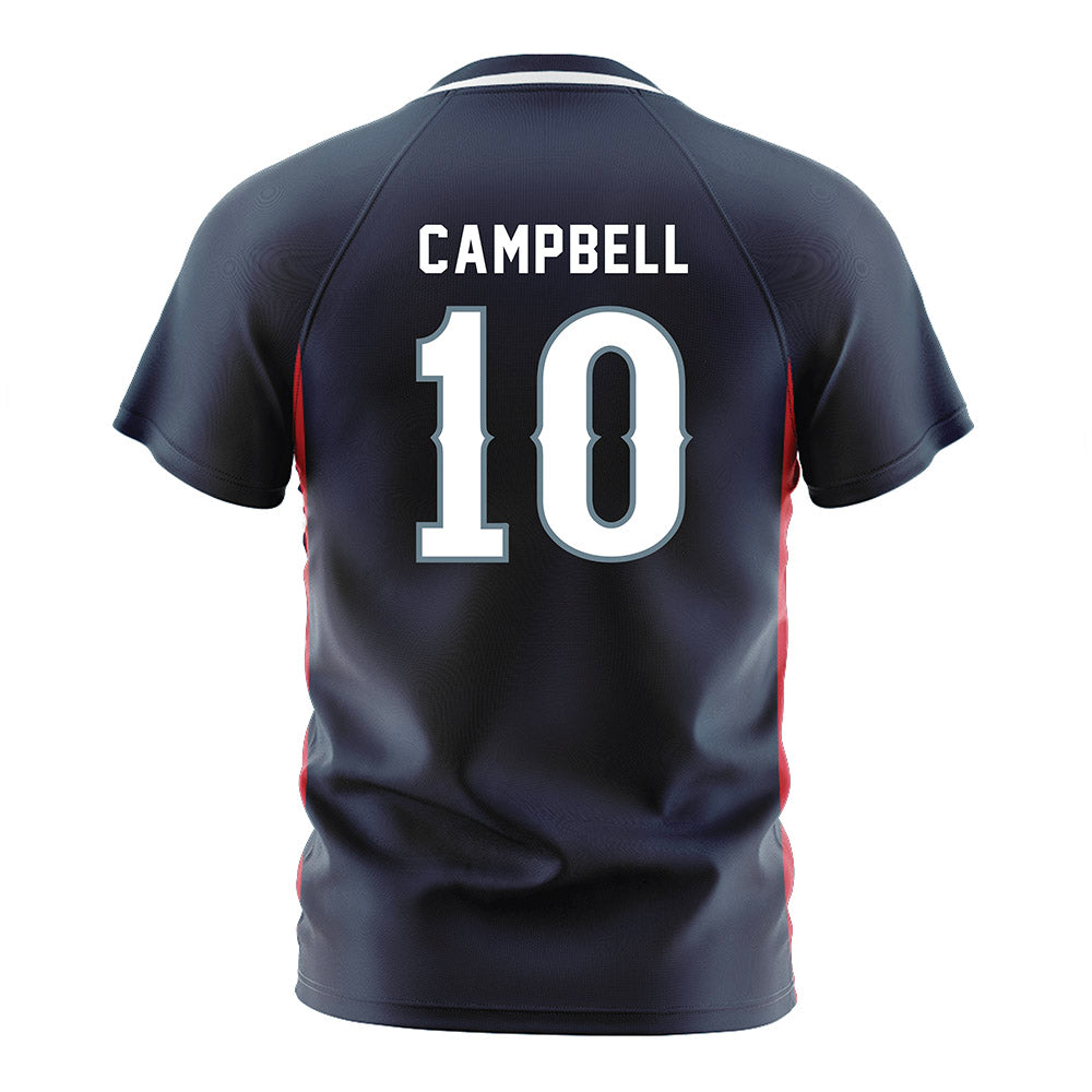 Howard - NCAA Men's Soccer : Ian Campbell - Grey Soccer Jersey-1