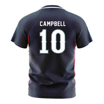 Howard - NCAA Men's Soccer : Ian Campbell - Grey Soccer Jersey-1
