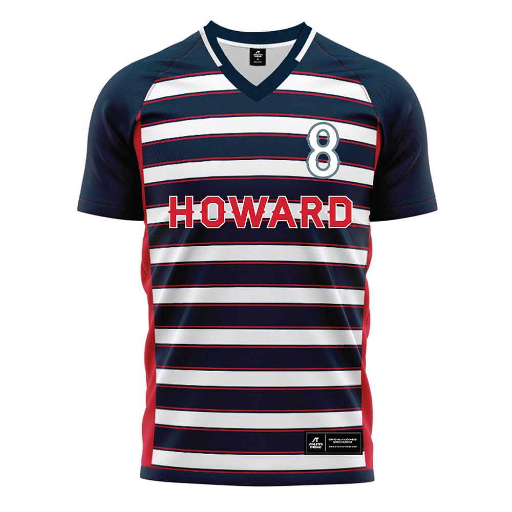 Howard - NCAA Men's Soccer : Axel Chicas - Grey Soccer Jersey-0