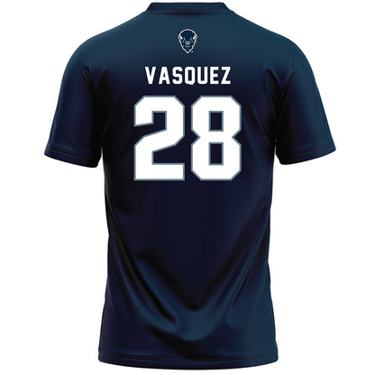 Howard - NCAA Women's Lacrosse : Tea Vasquez - Blue Lacrosse Jersey -1