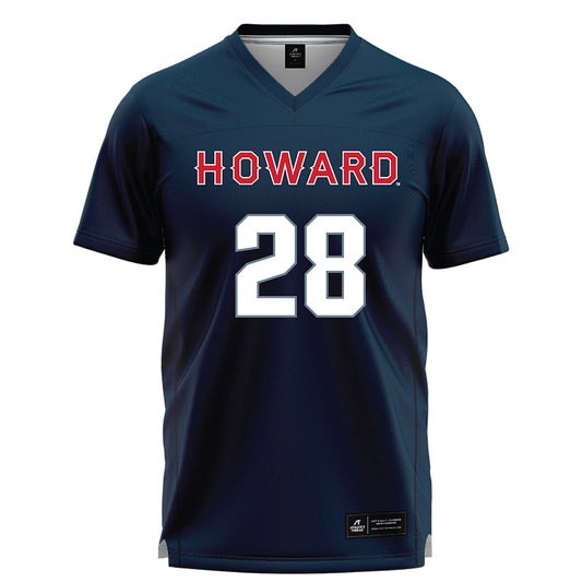 Howard - NCAA Women's Lacrosse : Tea Vasquez - Blue Lacrosse Jersey -0