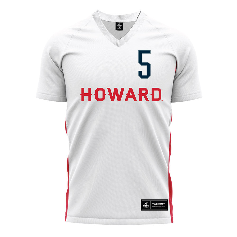 Howard - NCAA Women's Soccer : Karly Leine Bacarisas - Soccer Jersey-0