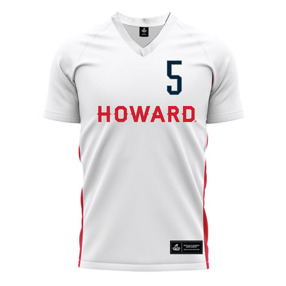 Howard - NCAA Women's Soccer : Karly Leine Bacarisas - Soccer Jersey-0
