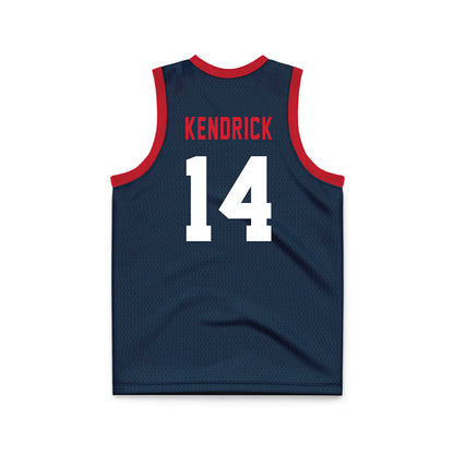Howard - NCAA Women's Basketball : Jada Kendrick - Blue Basketball Jersey-1