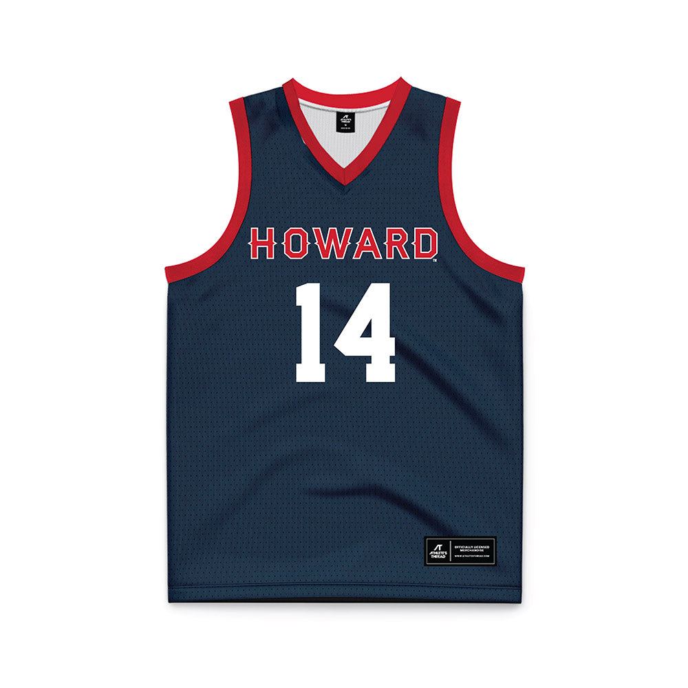 Howard - NCAA Women's Basketball : Jada Kendrick - Blue Basketball Jersey-0