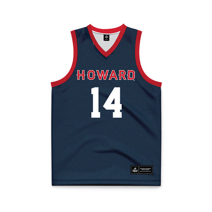 Howard - NCAA Women's Basketball : Jada Kendrick - Blue Basketball Jersey-0