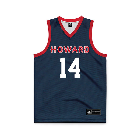 Howard - NCAA Women's Basketball : Jada Kendrick - Blue Basketball Jersey-0