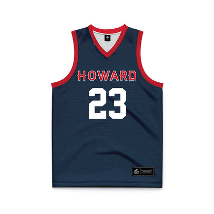 Howard - NCAA Women's Basketball : Zoe Stewart - Blue Basketball Jersey-0