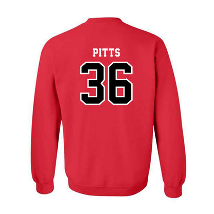 Marist - NCAA Football : Corey Pitts - Crewneck Sweatshirt-1
