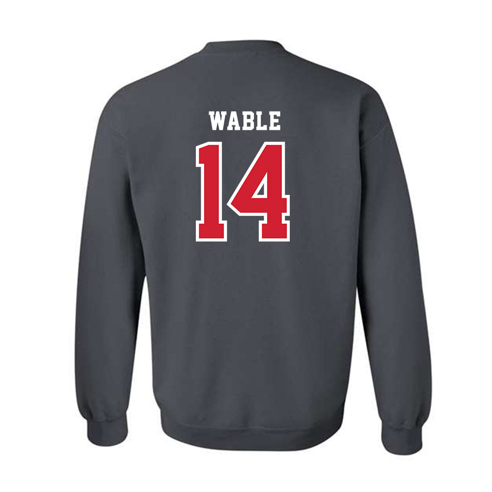 Marist - NCAA Men's Lacrosse : Jack Wable - Crewneck Sweatshirt-1