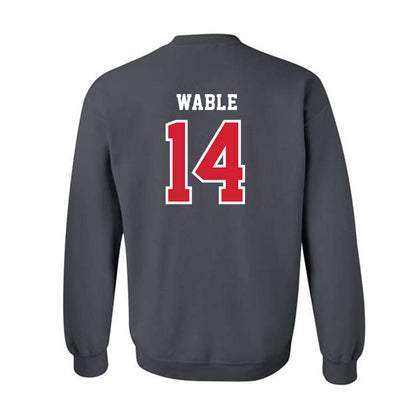 Marist - NCAA Men's Lacrosse : Jack Wable - Crewneck Sweatshirt-1