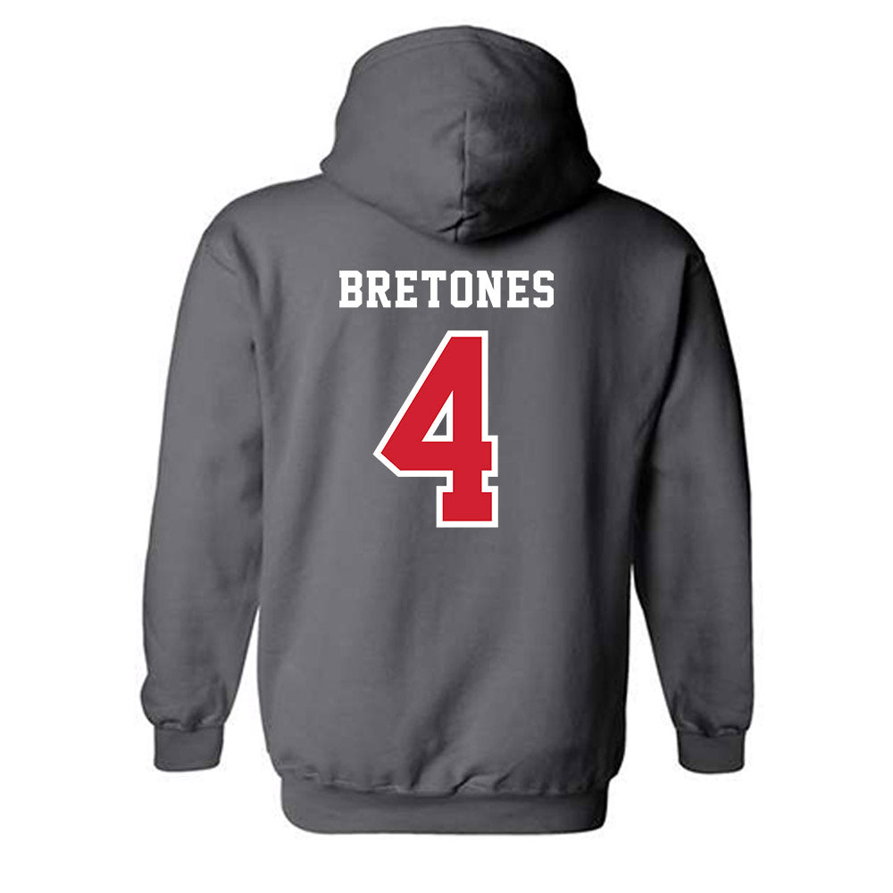 Marist - NCAA Women's Basketball : Kasey Bretones - Hooded Sweatshirt-1