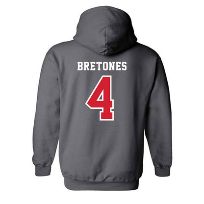 Marist - NCAA Women's Basketball : Kasey Bretones - Hooded Sweatshirt-1