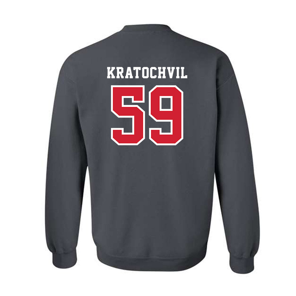 Marist - NCAA Football : James Kratochvil - Crewneck Sweatshirt-1